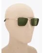 Akoni Hera Rectangle Gold Sunglasses - E35 SHOP