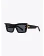 Balmain B-VII Square Black Sunglasses - E35 SHOP