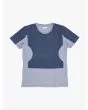 Folk T-Shirt Dual Recycled Blue Print - E35 SHOP