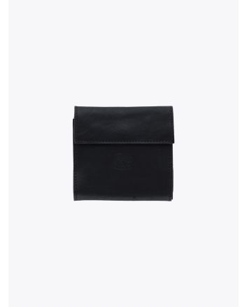 Il Bisonte C0455 Black Cowhide Leather Wallet - E35 SHOP