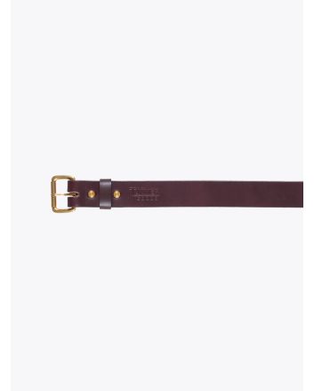 Tanner Goods Oxblood/Brass Standard Belt - E35 SHOP