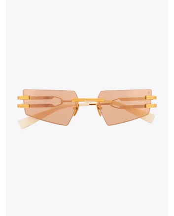 Balmain Fixe Rimless Gold Sunglasses - E35 SHOP